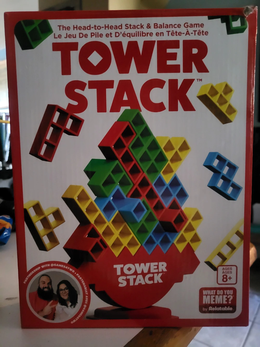 Tower Stack Head-to-Head Stack & Balance Game