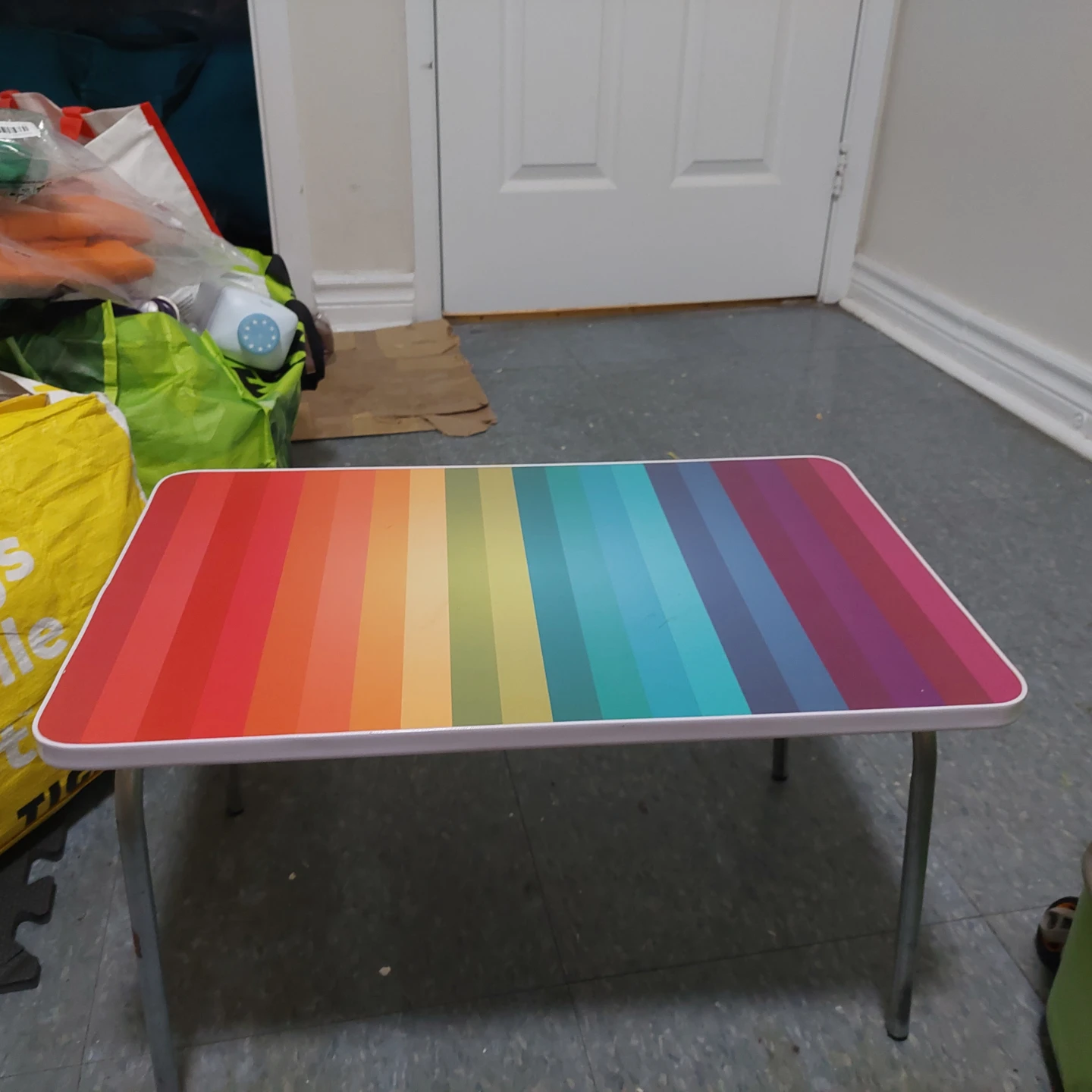 Rainbow lap desk