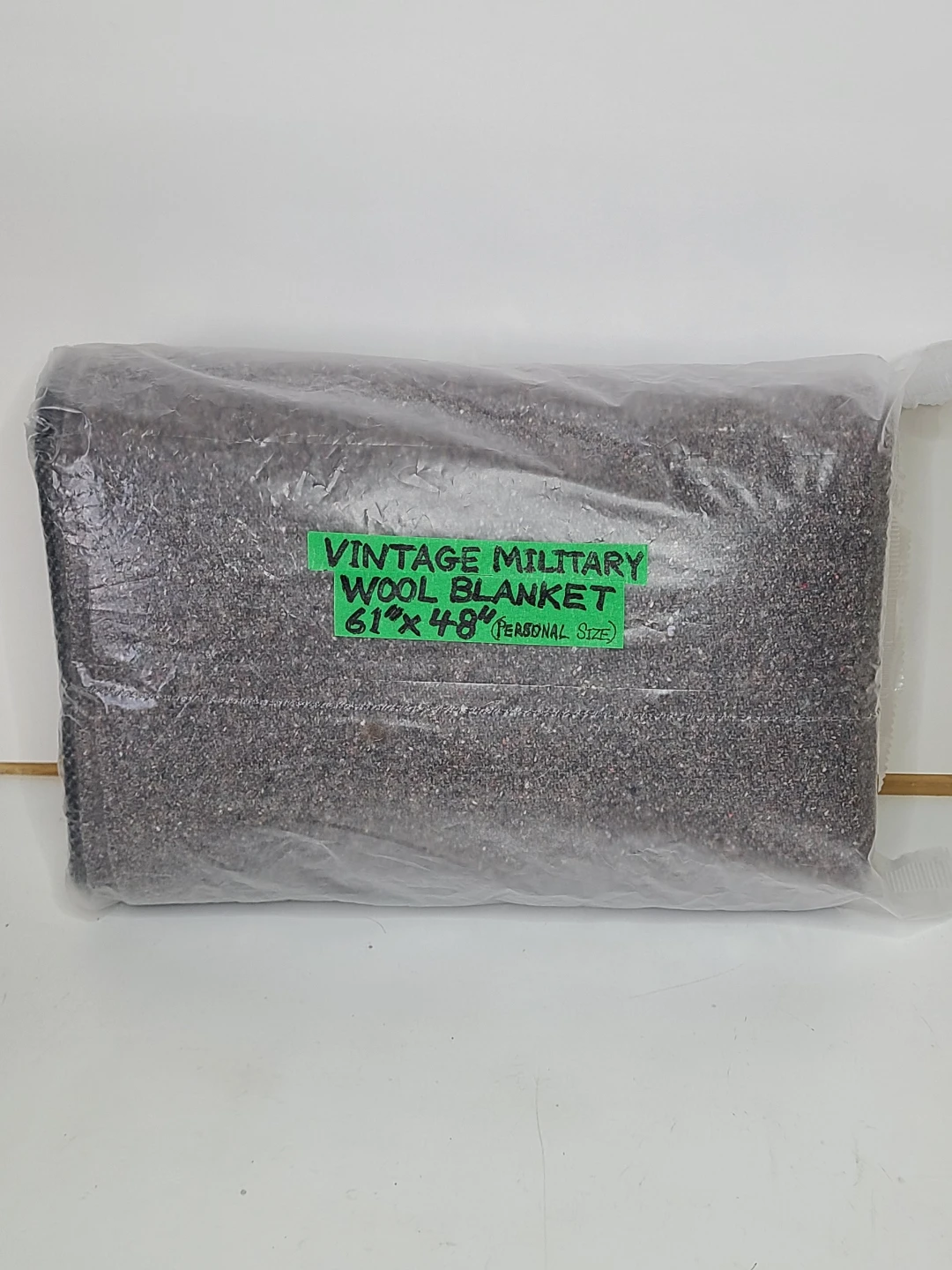 Vintage Grey Wool Blanket Military / Army / WWII - photo 4