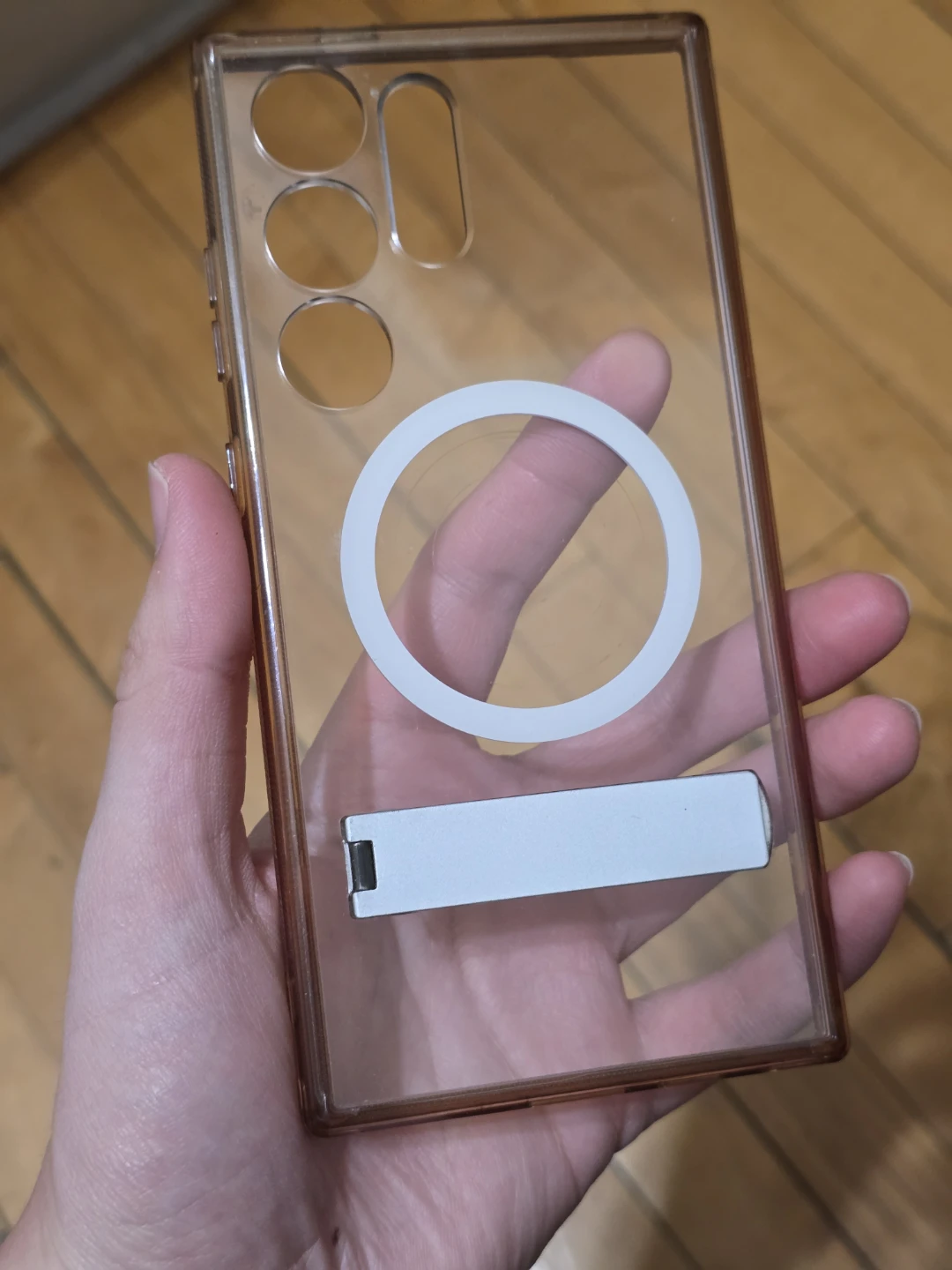 Samsung s24 ultra Clear Phone Case with Kickstand