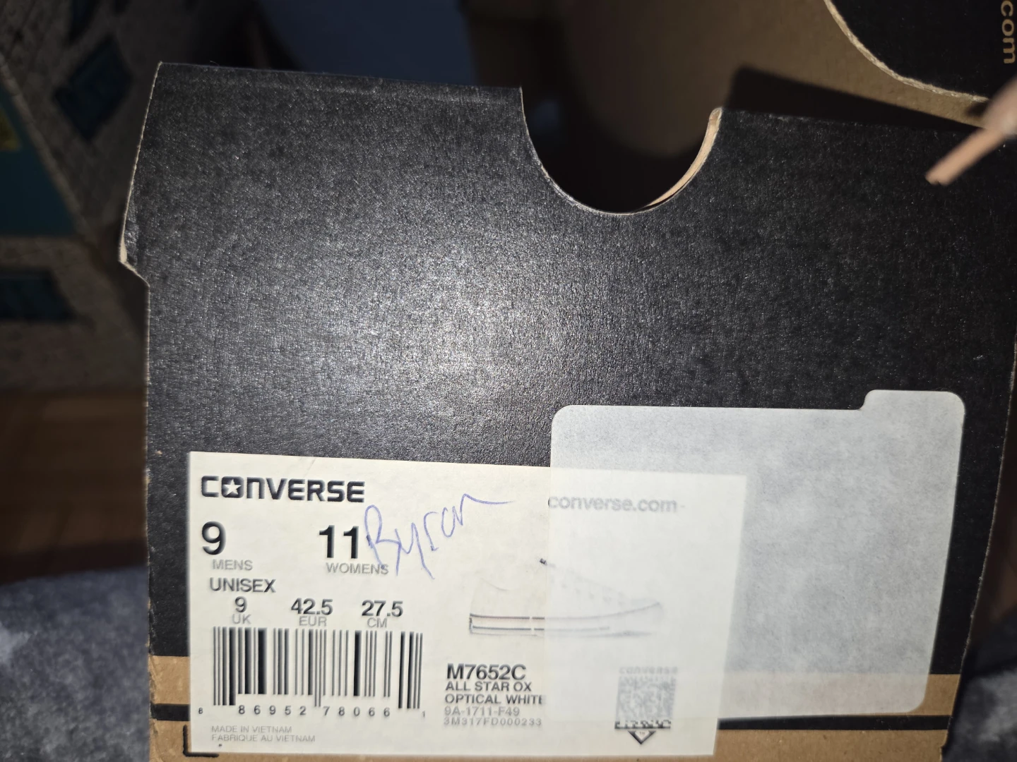 Converse All Star Chuck Taylor Ox Optical White Sneakers - photo 2
