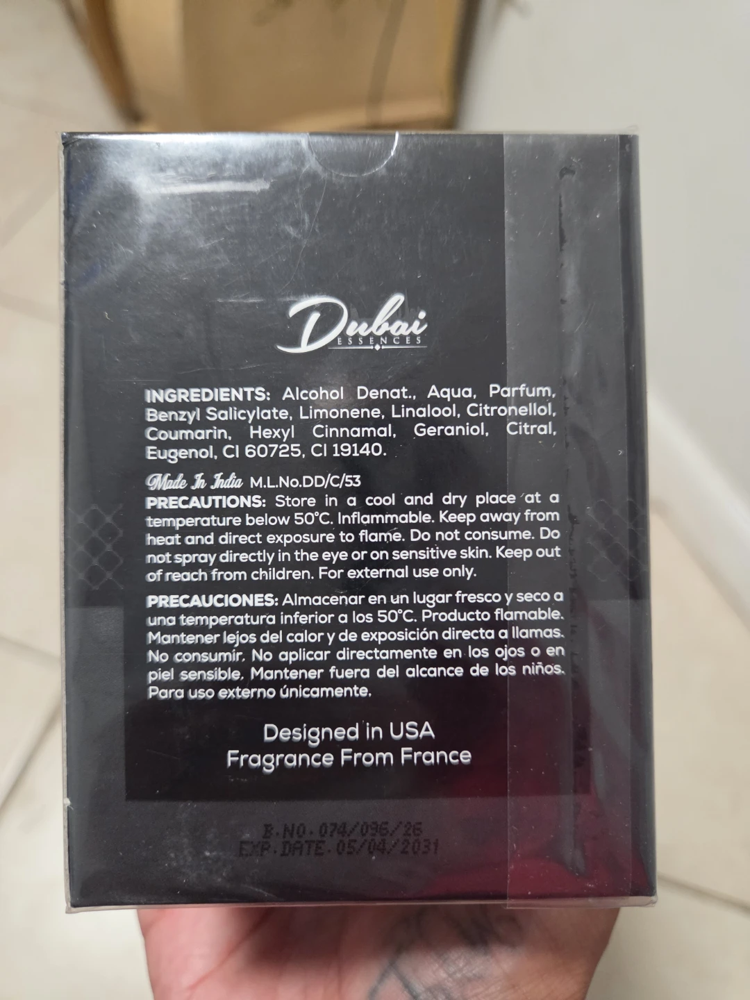 Dubai Essences Men More Intense Eau de Toilette - photo 2