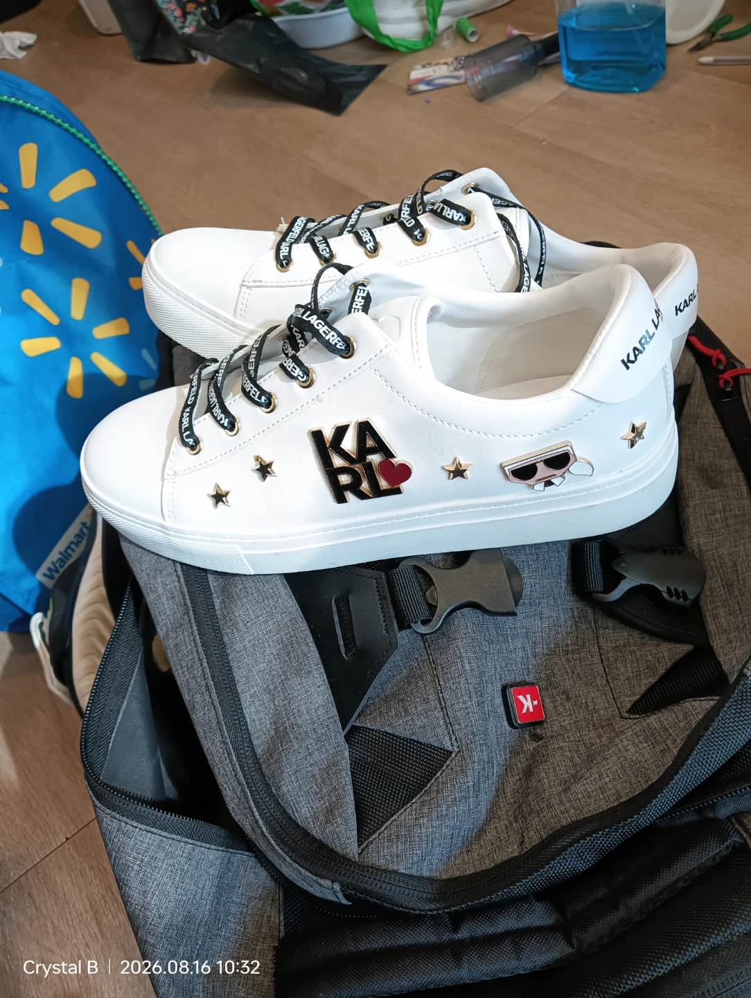 Karl Lagerfeld White K/Karlodon Sneakers
