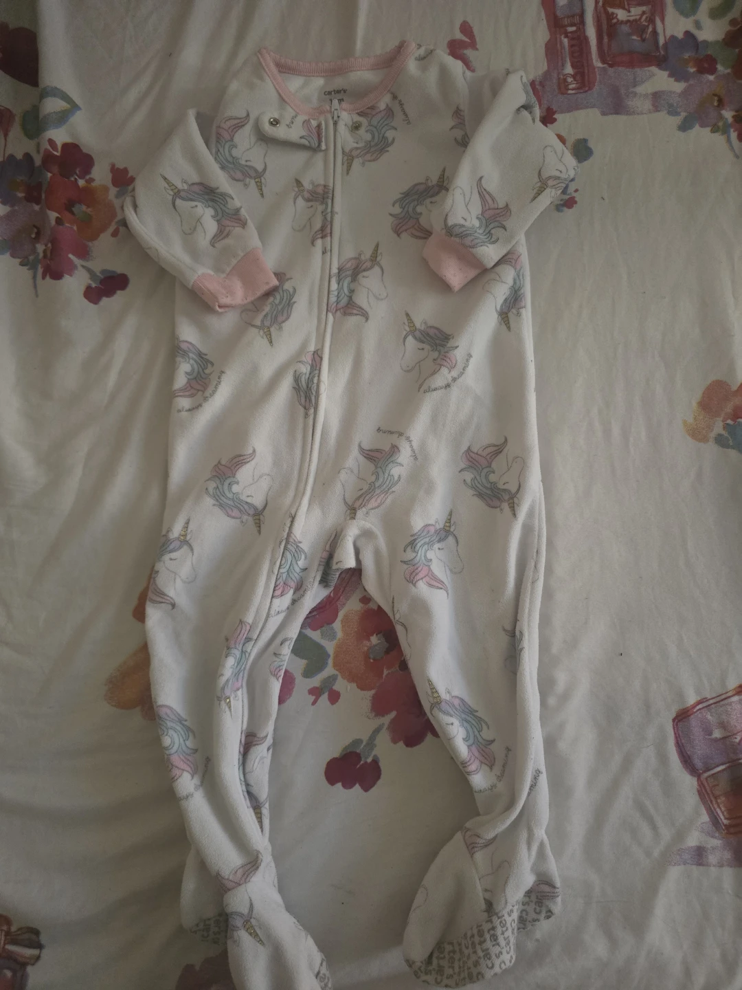 Carter's Unicorn Footed Pajamas 18m - photo 4