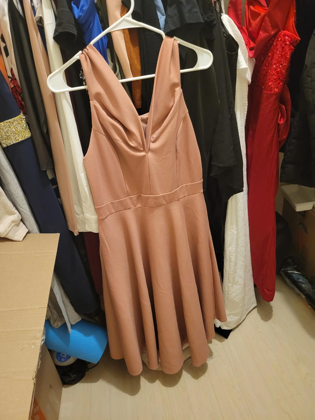 YaYa & Co. Pink Sleeveless Dress