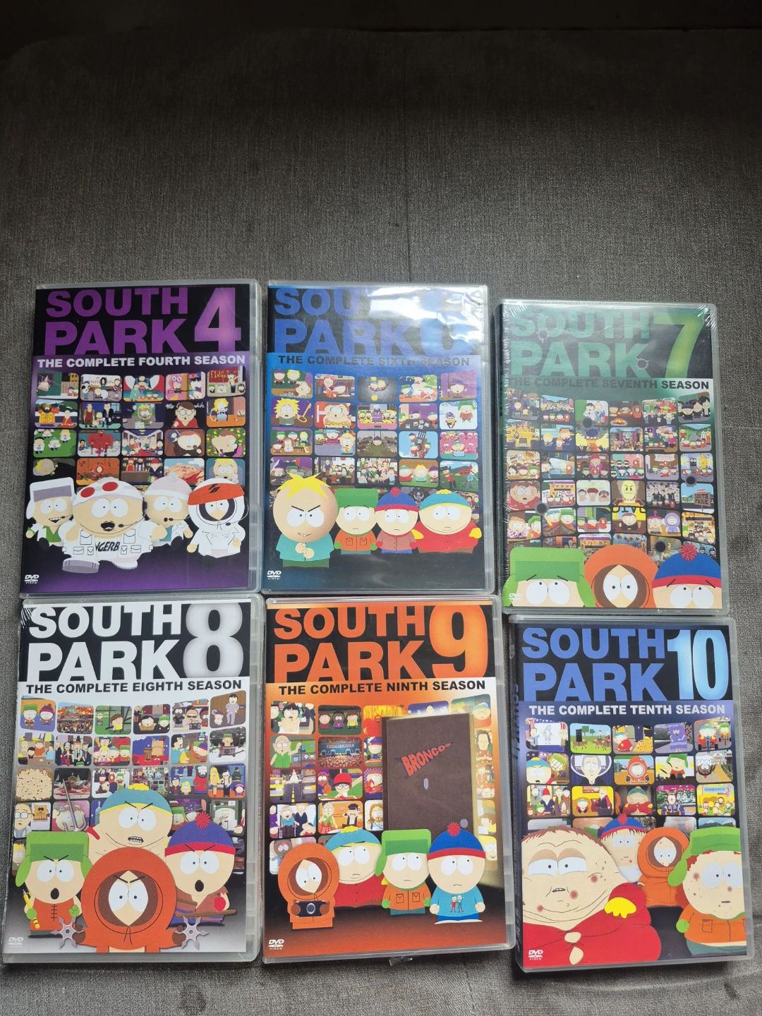 South Park Complete Seasons 4, 6, 7, 8, 9, 10 DVD Set