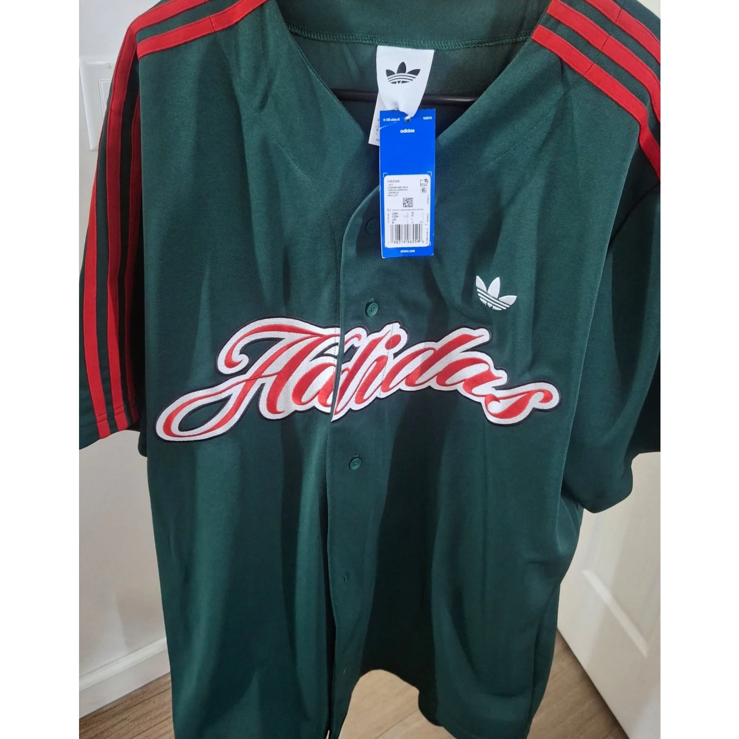 Adidas Originals Summer League Varsity Baseball Jersey  NWT - photo 4