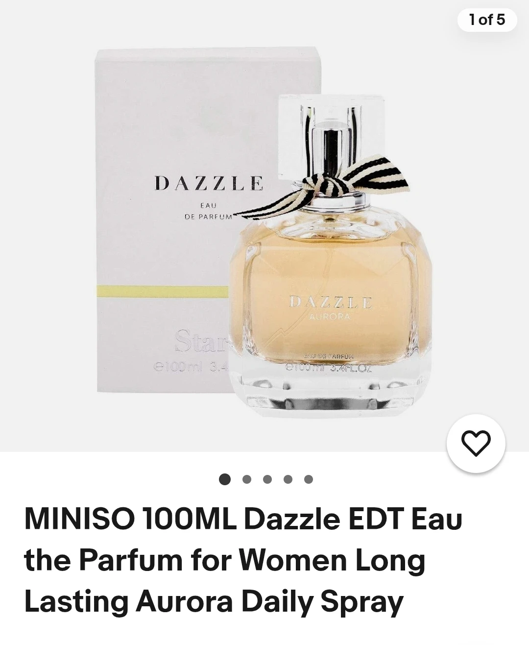 MINISO Dazzle Aurora Eau de Parfum for Women 100mL