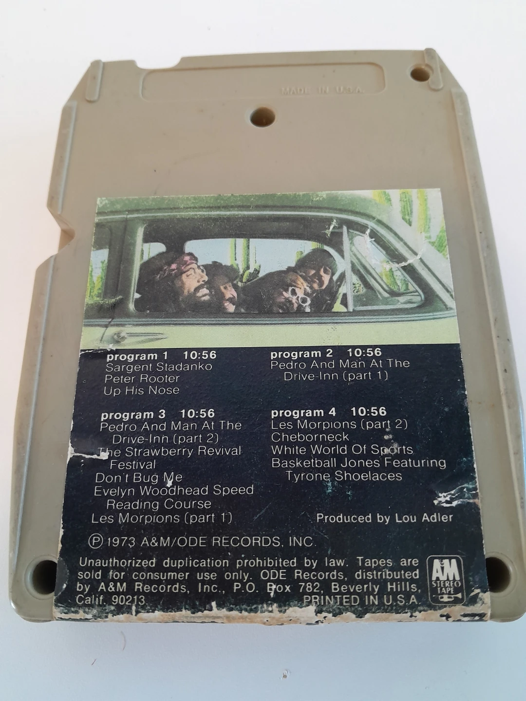 Cheech & Chong "Los Cochinos" 8-Track Tape - photo 2