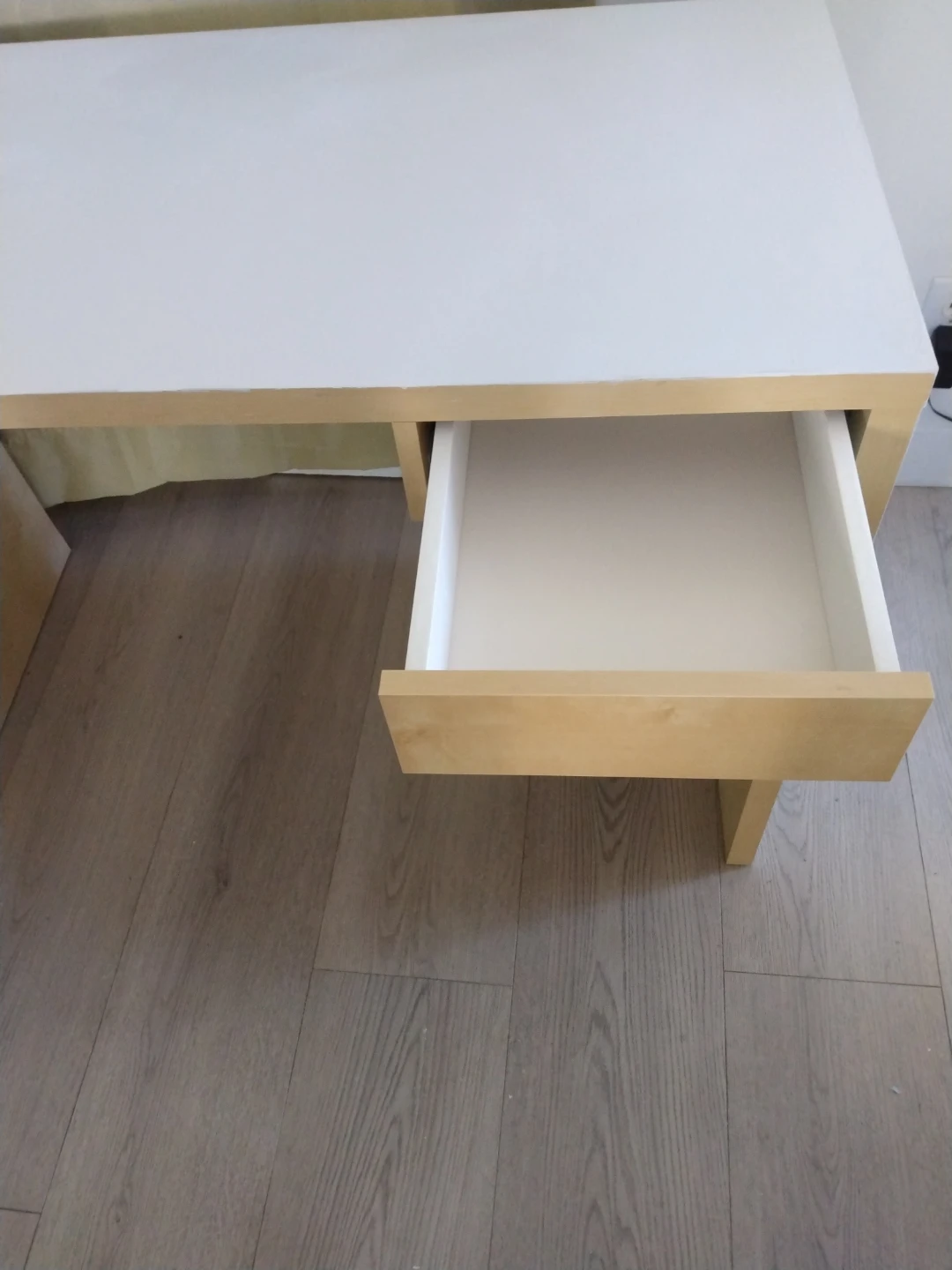 Study desk & Grey fabric office chair - photo 2
