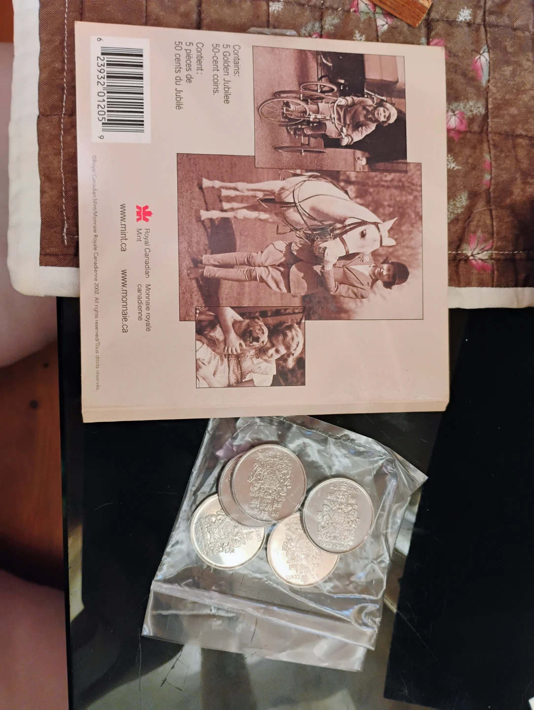 Royal Canadian Mint Queen's Golden Jubilee 50-cent Coins - photo 3