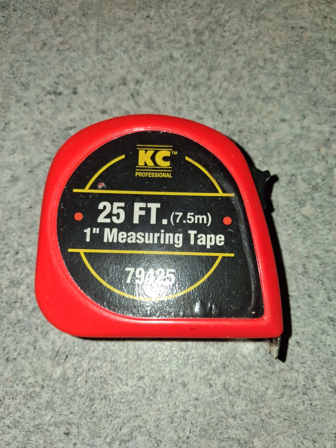KC Professional 25 FT. 1" Measuring Tape