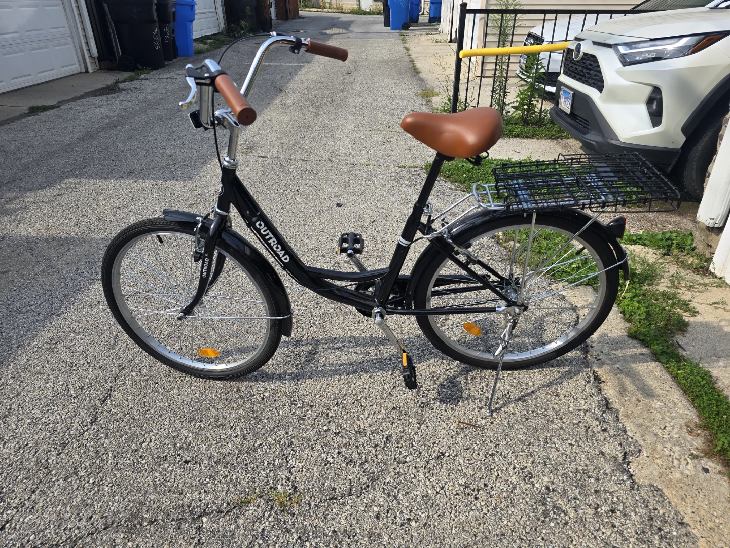 OUTROAD Cruiser Bike with Basket - photo 2