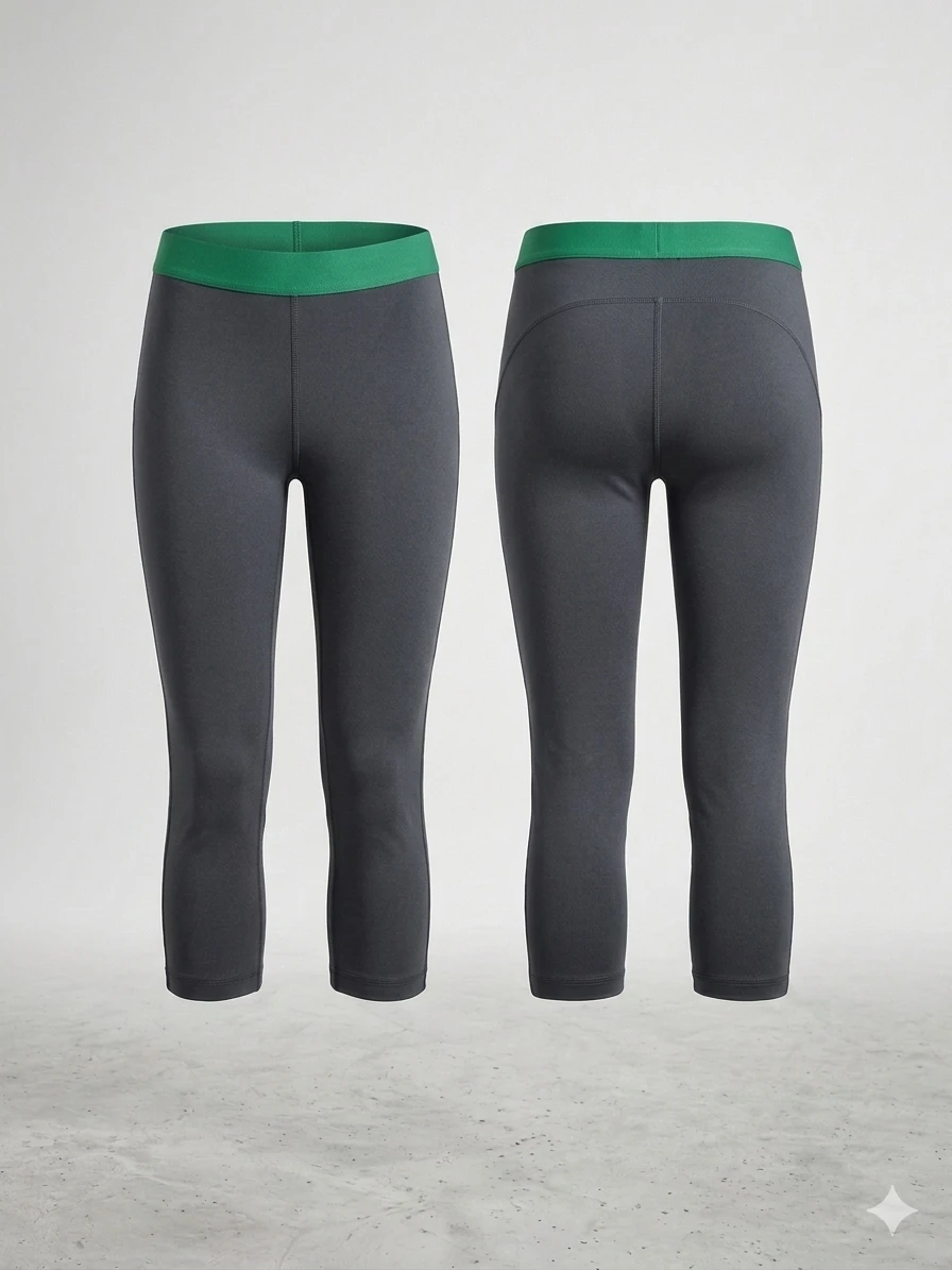 Sportek Platinum Women's Capri Running Leggings Size L