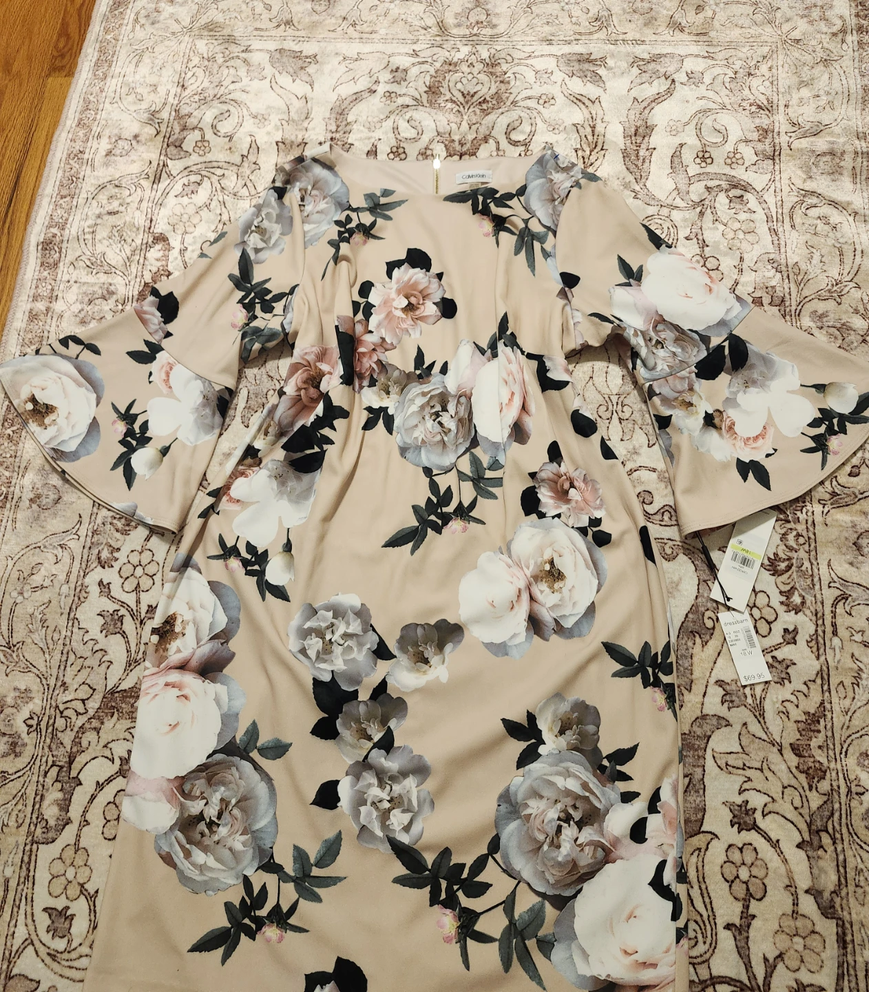 Calvin Klein Floral Bell Sleeve Dress 18W - photo 4