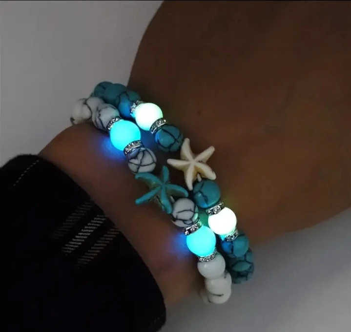 (BRAND NEW) 1 pc Beaded Bracelets with Starfish Charm