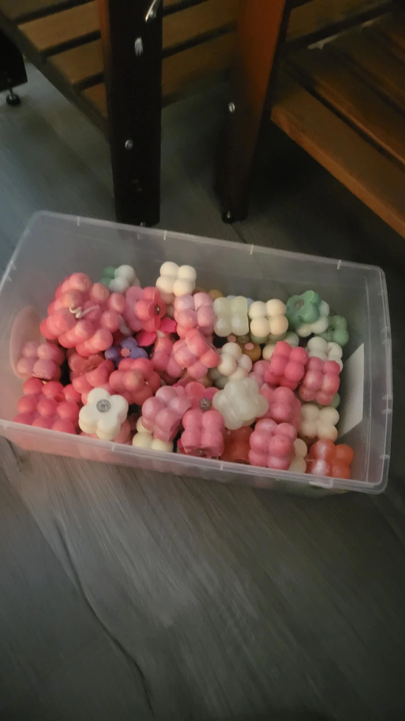 Bubble Shaped Candles - Mixed Colours