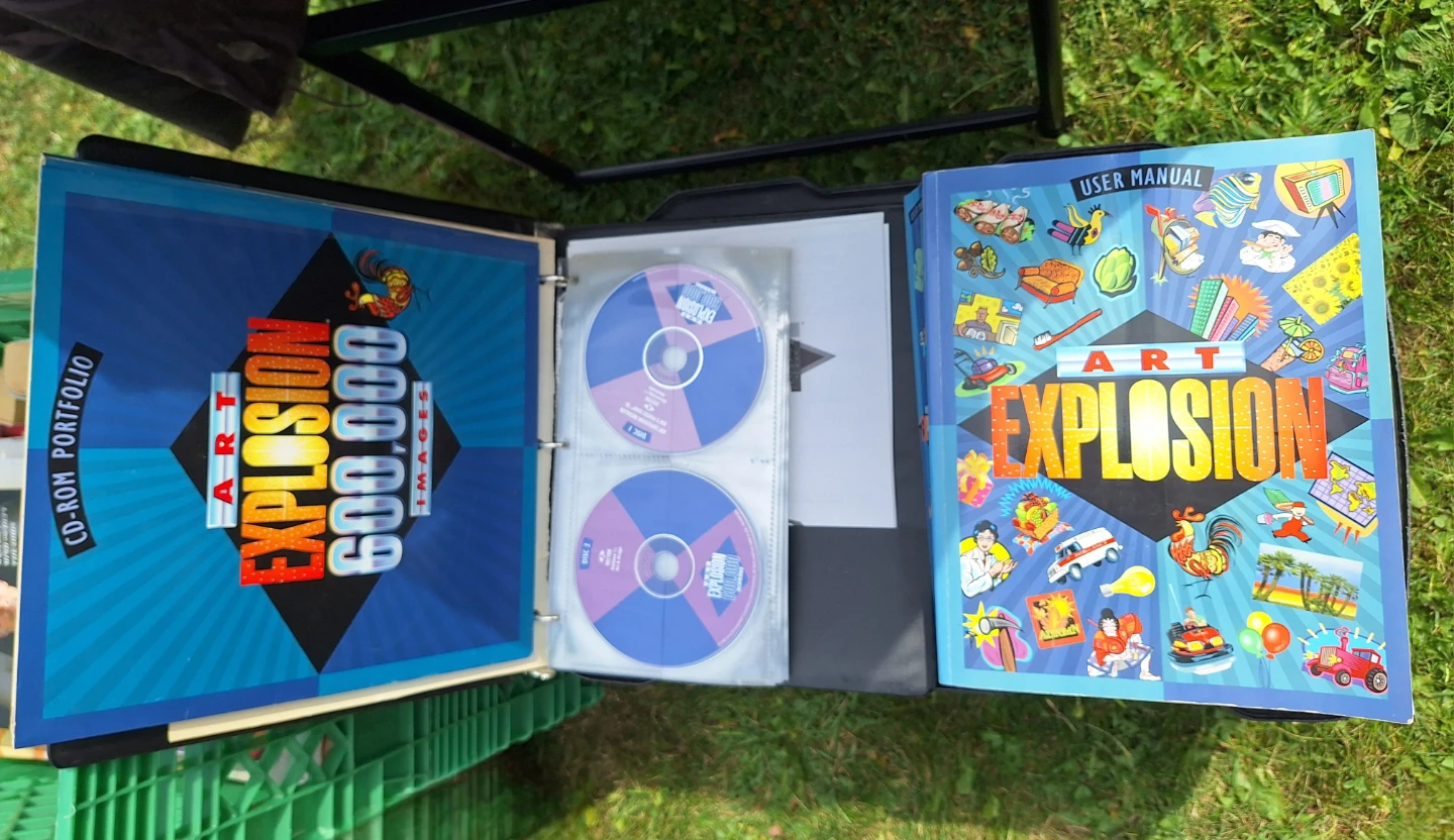 Art Explosion 600,000 Images CD-ROM Portfolio