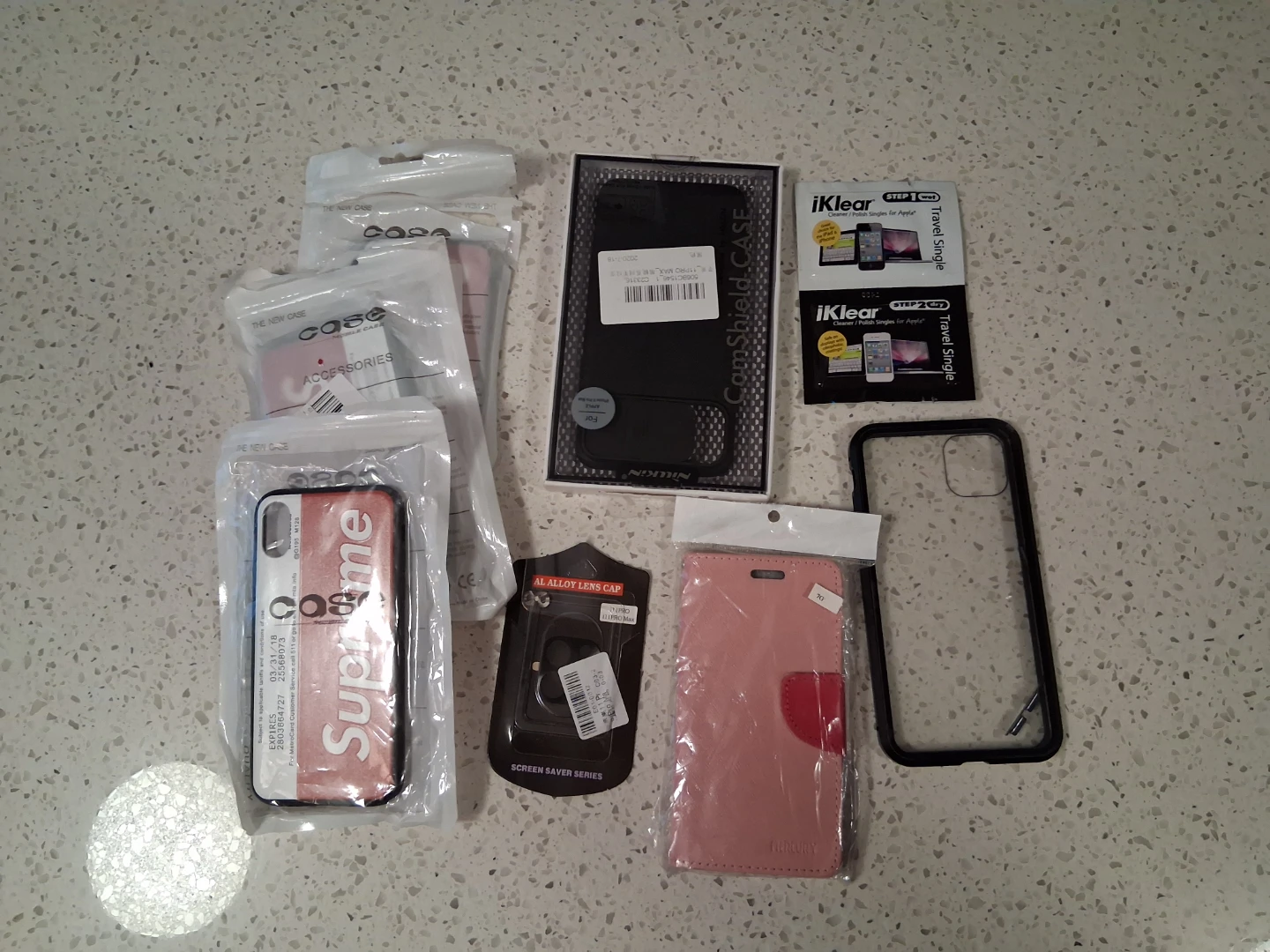 Mostly iPhone cases and accessorirs