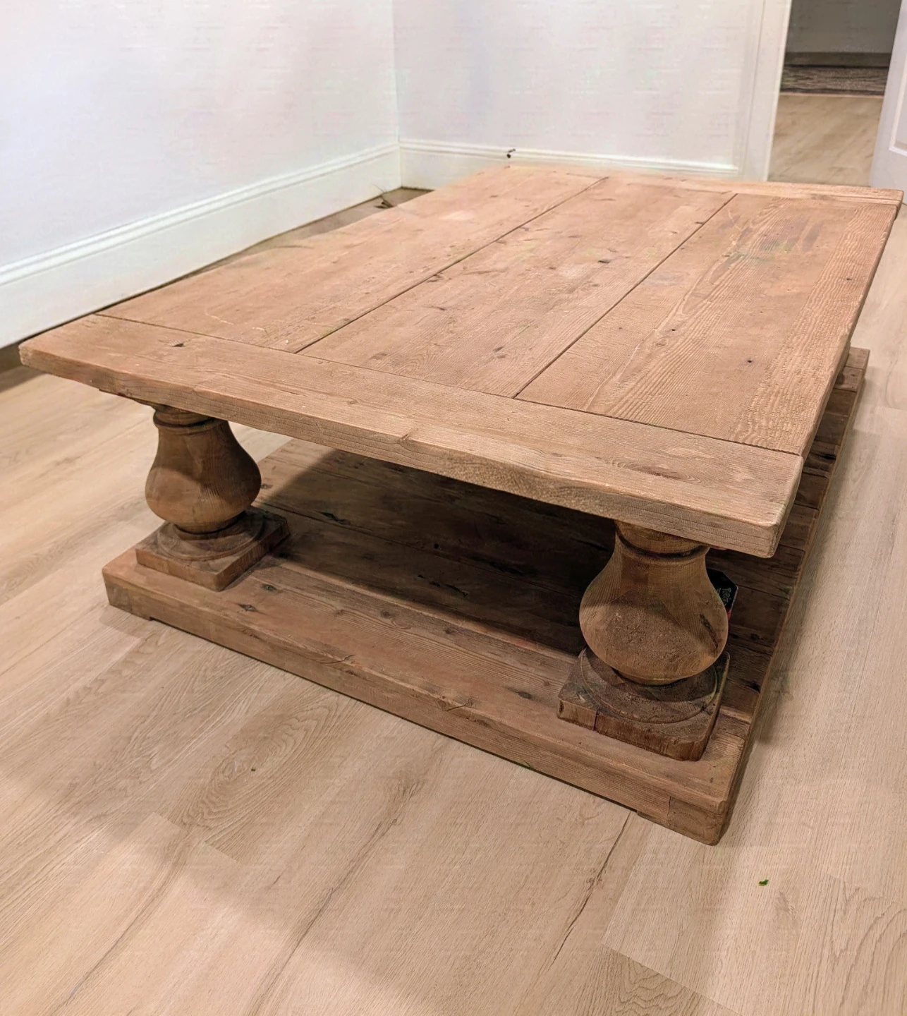 RESTORATION HARDWARE Balustrade Salvaged Wood Coffee Table - photo 4