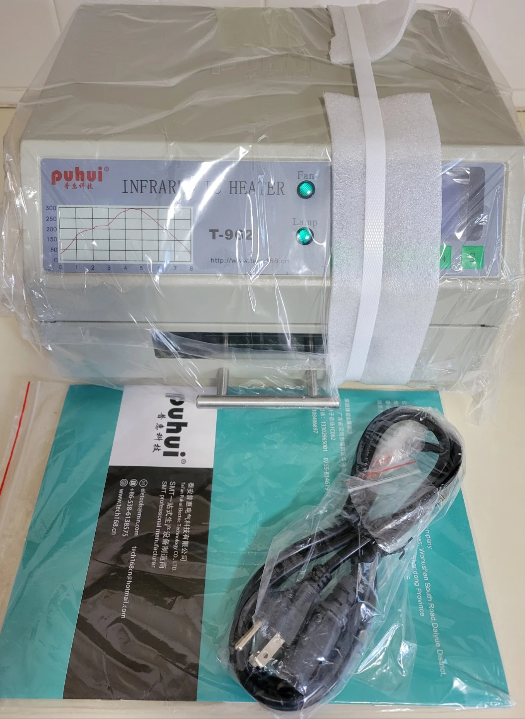 Puhui T-962 Infrared IC Heater Desktop Reflow Oven NEW - photo 3