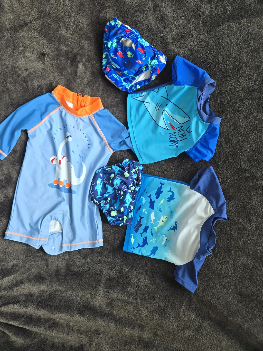 Kids Swimwear Bundle - Rash Guards & Swim Trunks
