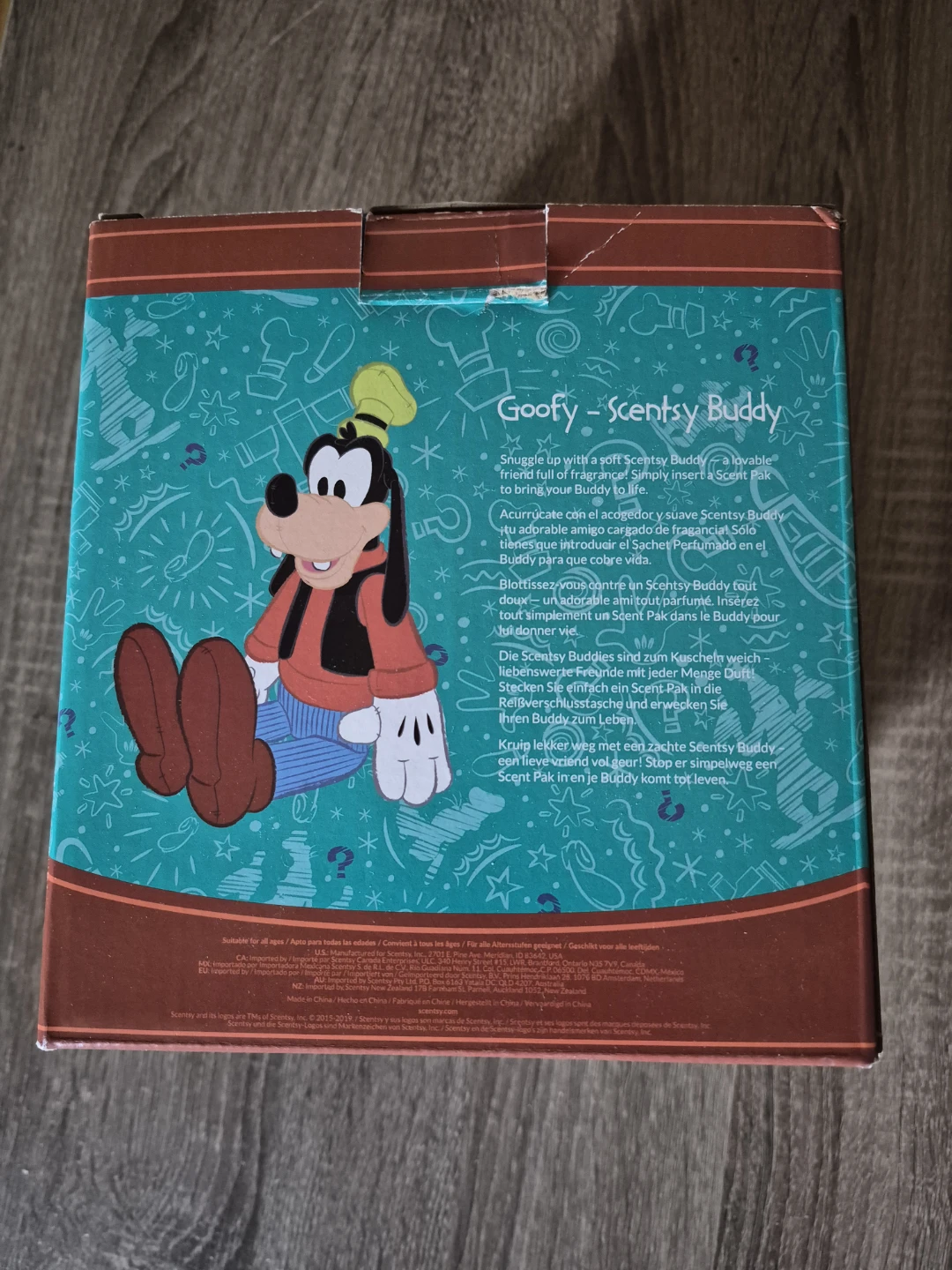 Disney Goofy Scentsy Buddy Plush Toy