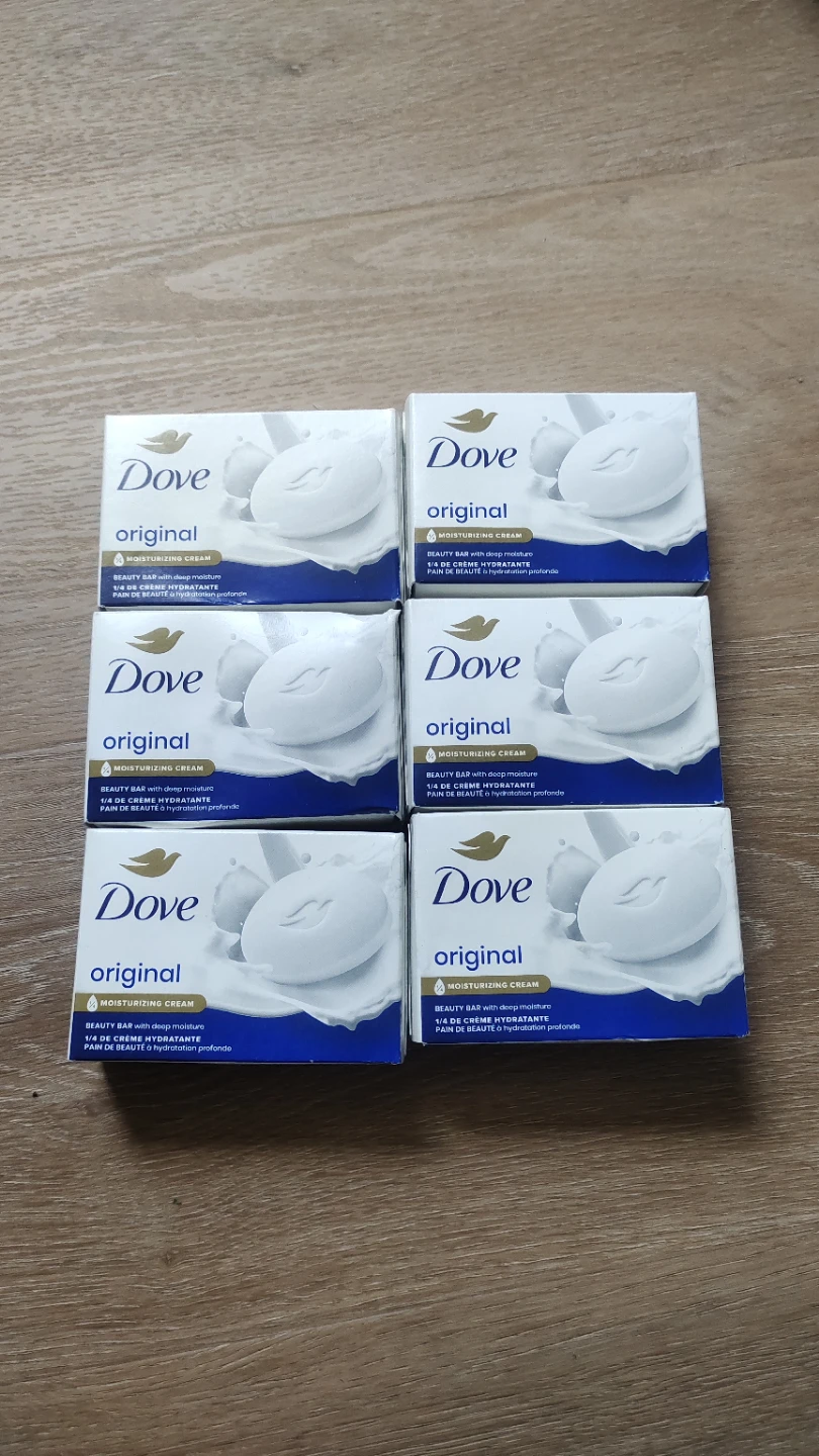 Dove Original Moisturizing Cream Beauty Bar Soap - 6 Pack