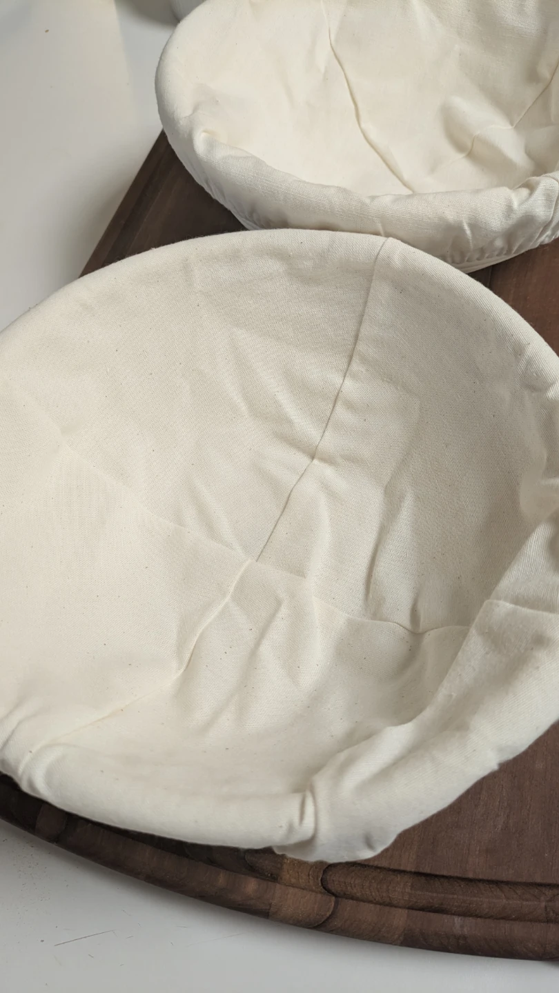 2 New Round Banneton for Bread Proofing