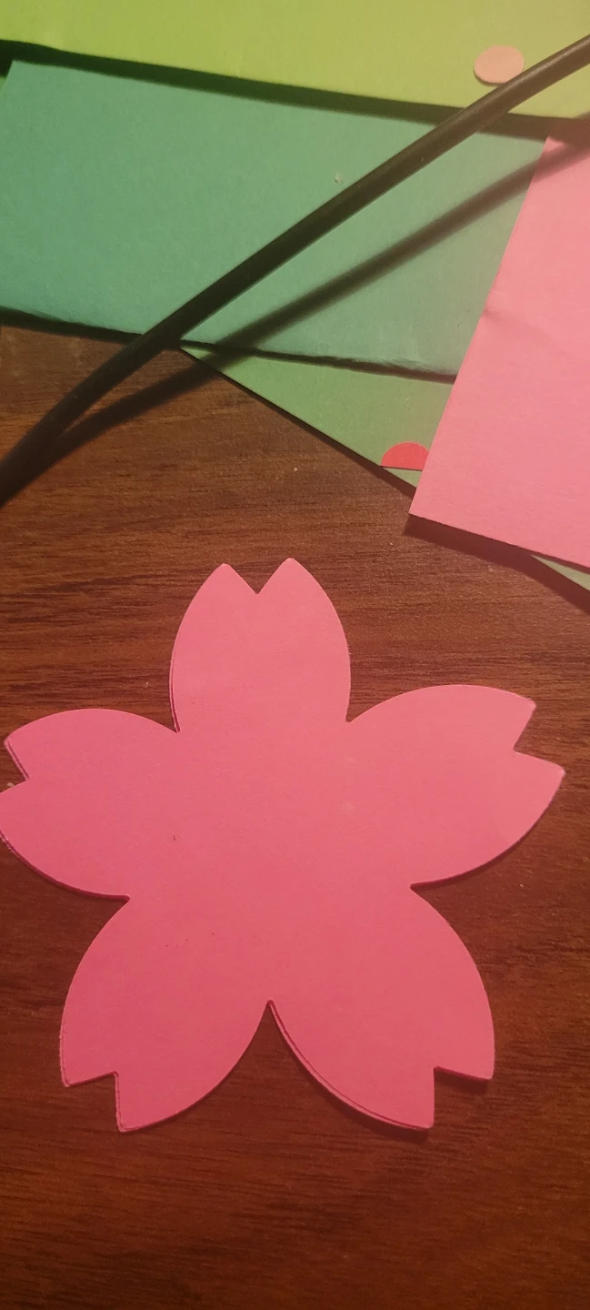 10 Pink Cherry Blossom Cutouts
