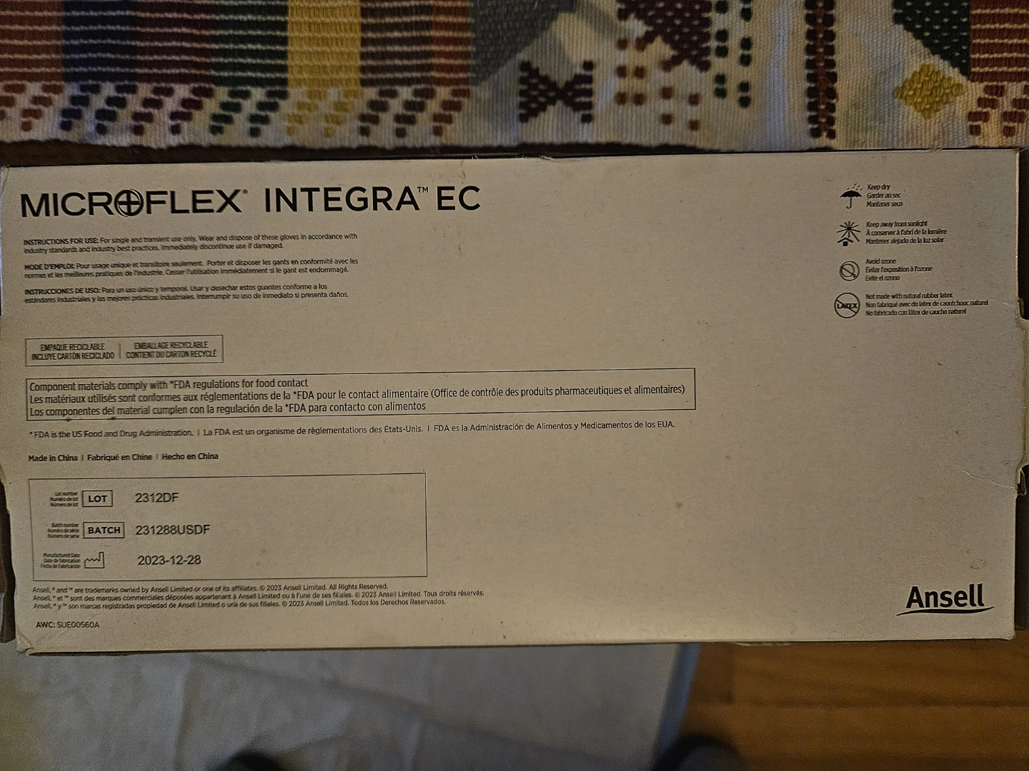 MicroFlex Integra Examination Gloves - Medium - photo 4