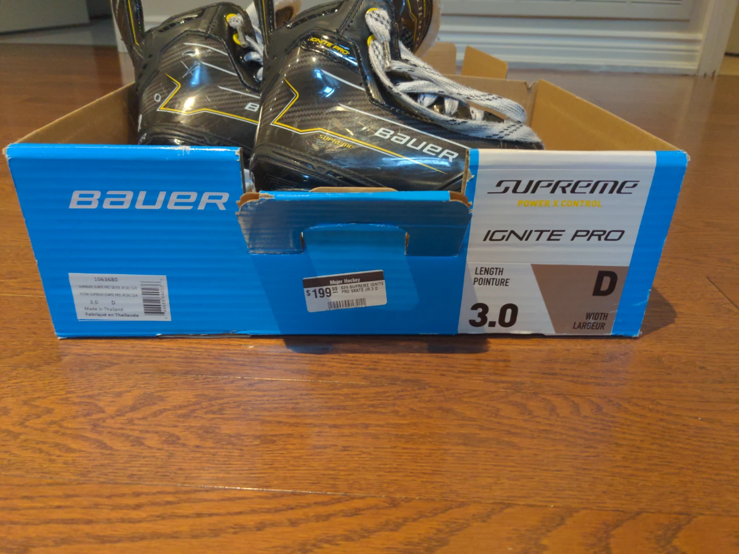 Bauer Supreme Ignite Pro Skates Size 3.0 D - photo 3