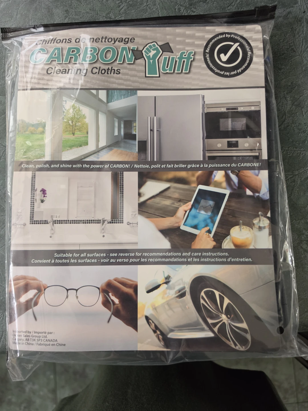 Carbon Yuff Cleaning Cloths