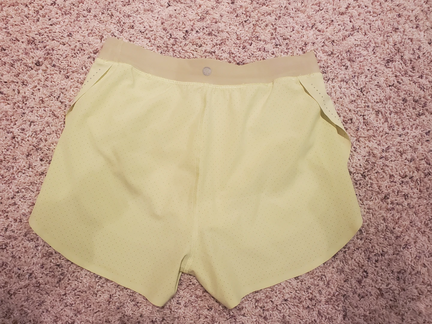 Lululemon Running Shorts - Pale Yellow - photo 2