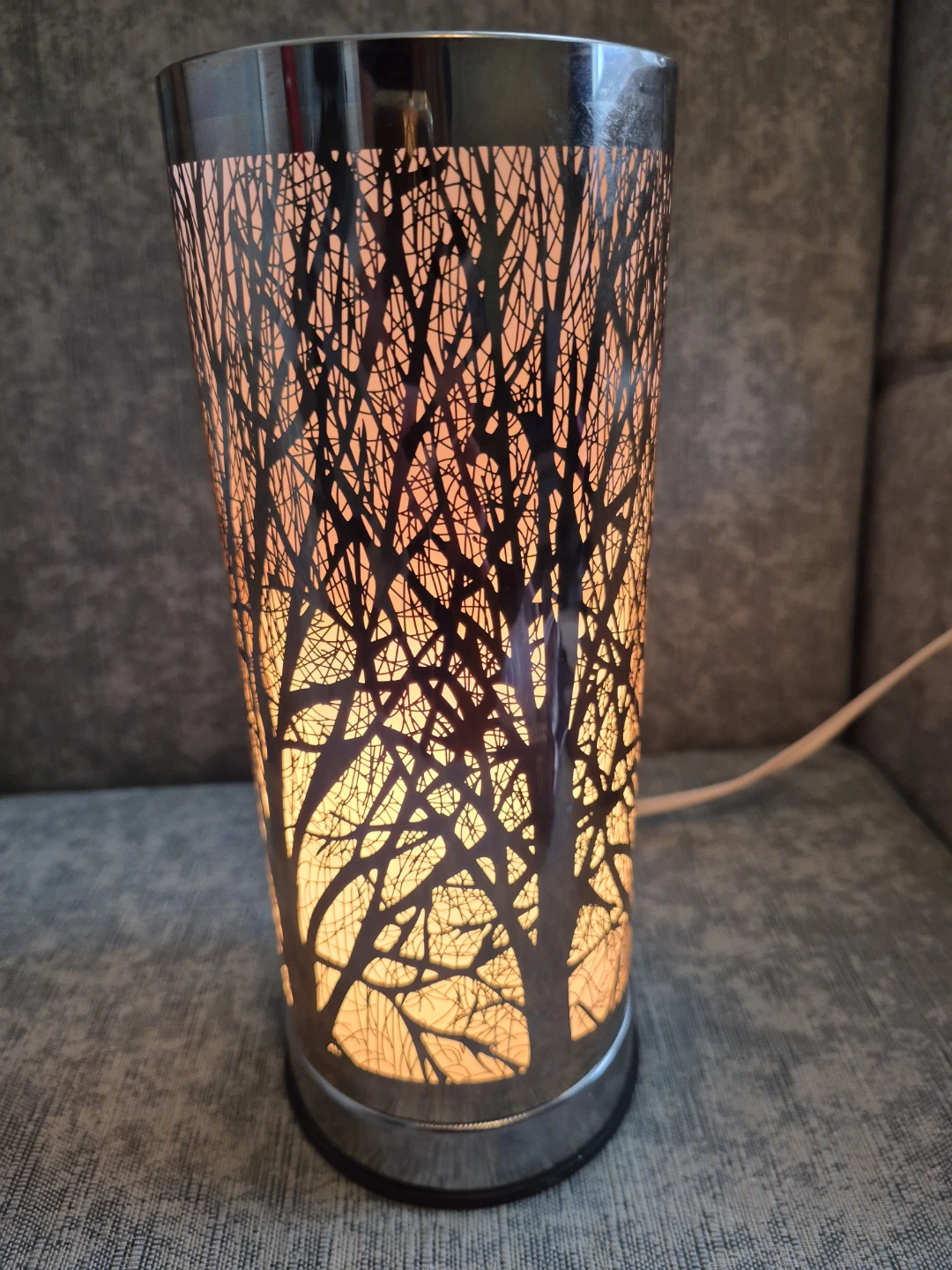 Tree Silhouette Lantern Lamp