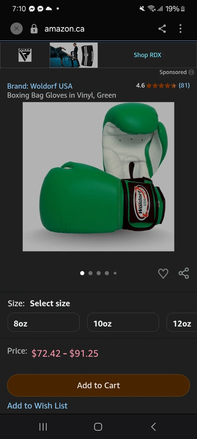 16oz boxing gloves - photo 2