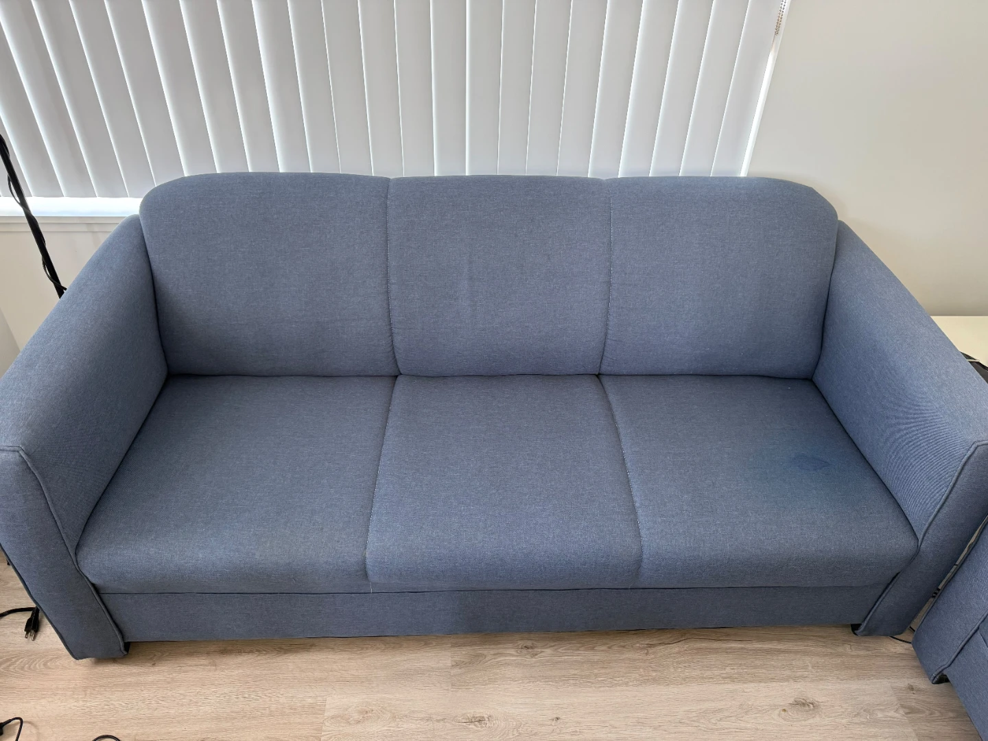 Blue Sofa Couch + loveseat