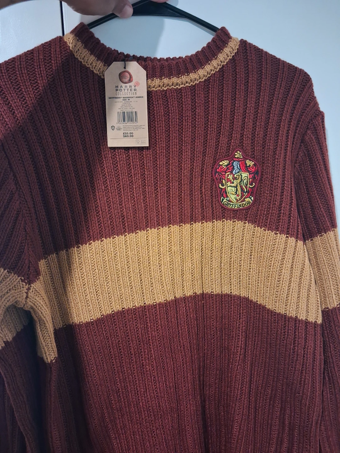 Harry Potter Gryffindor Quidditch Jumper - Size M
