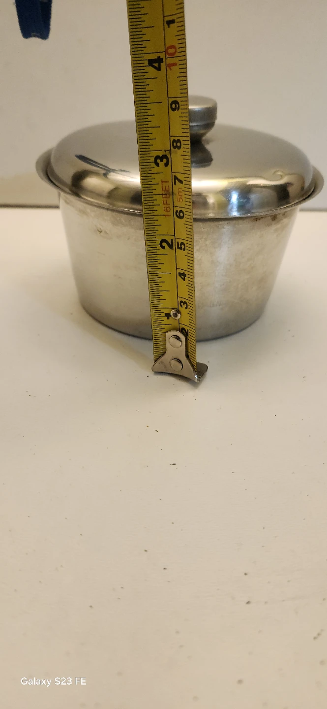 Stainless Steel mini Pot with Lid  2.5"×4" - photo 5