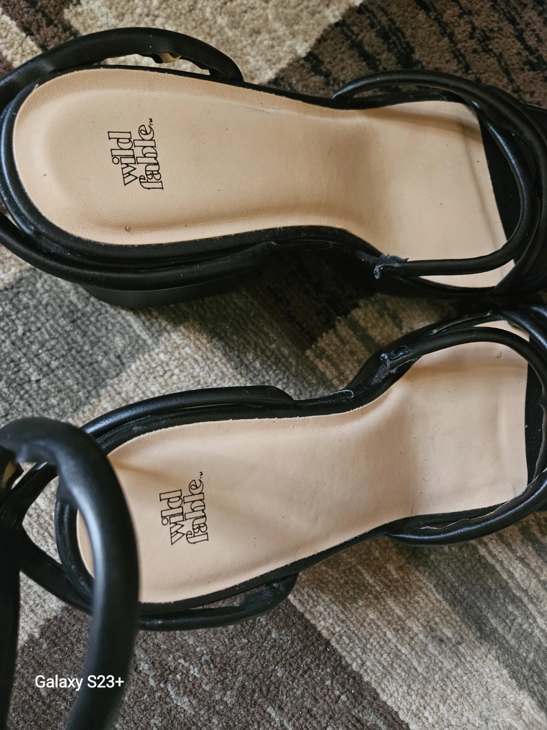 Wild Fable Black Strappy Block Heel Sandals - photo 4