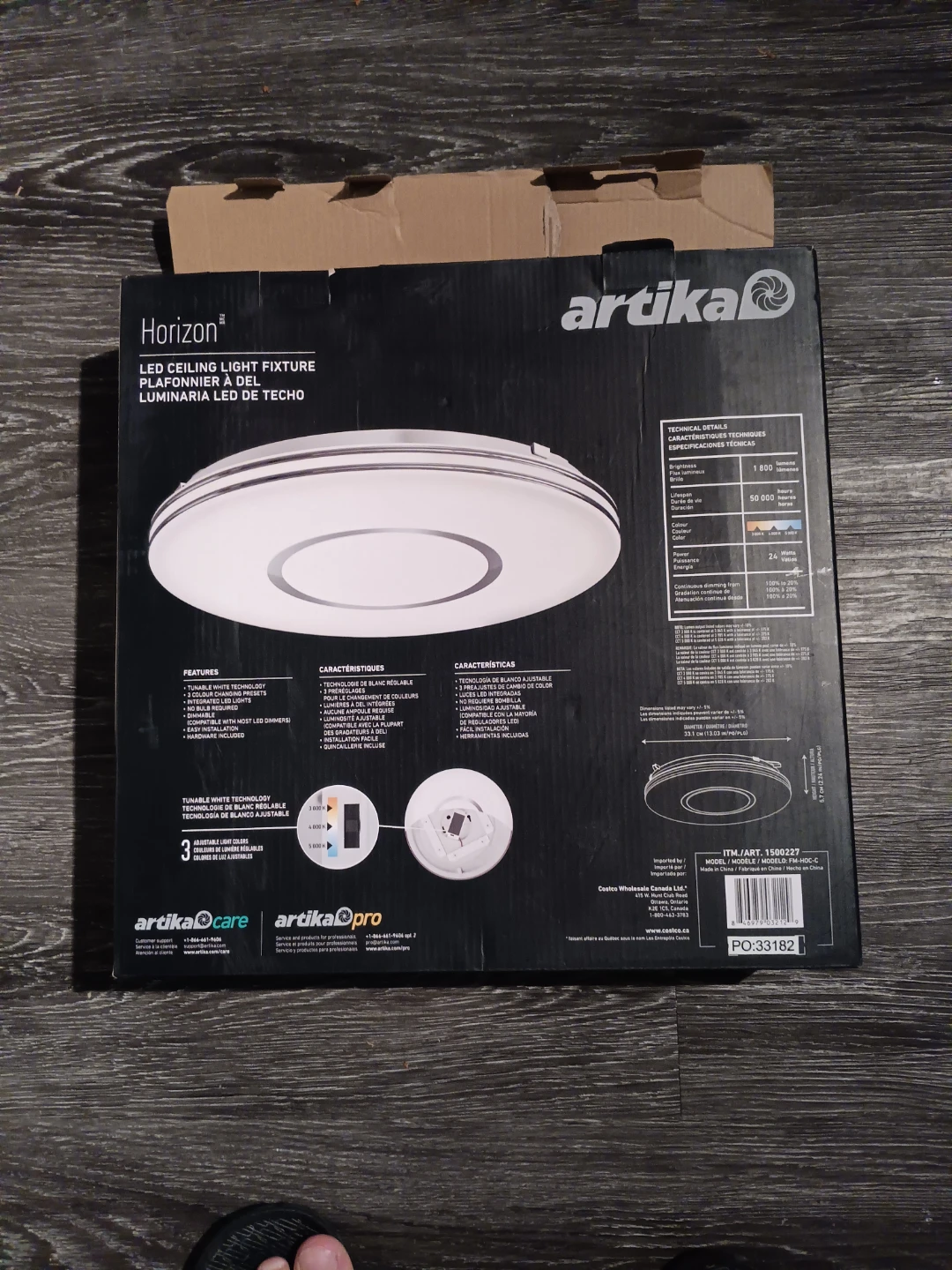 Artika Horizon LED Ceiling Light Fixture