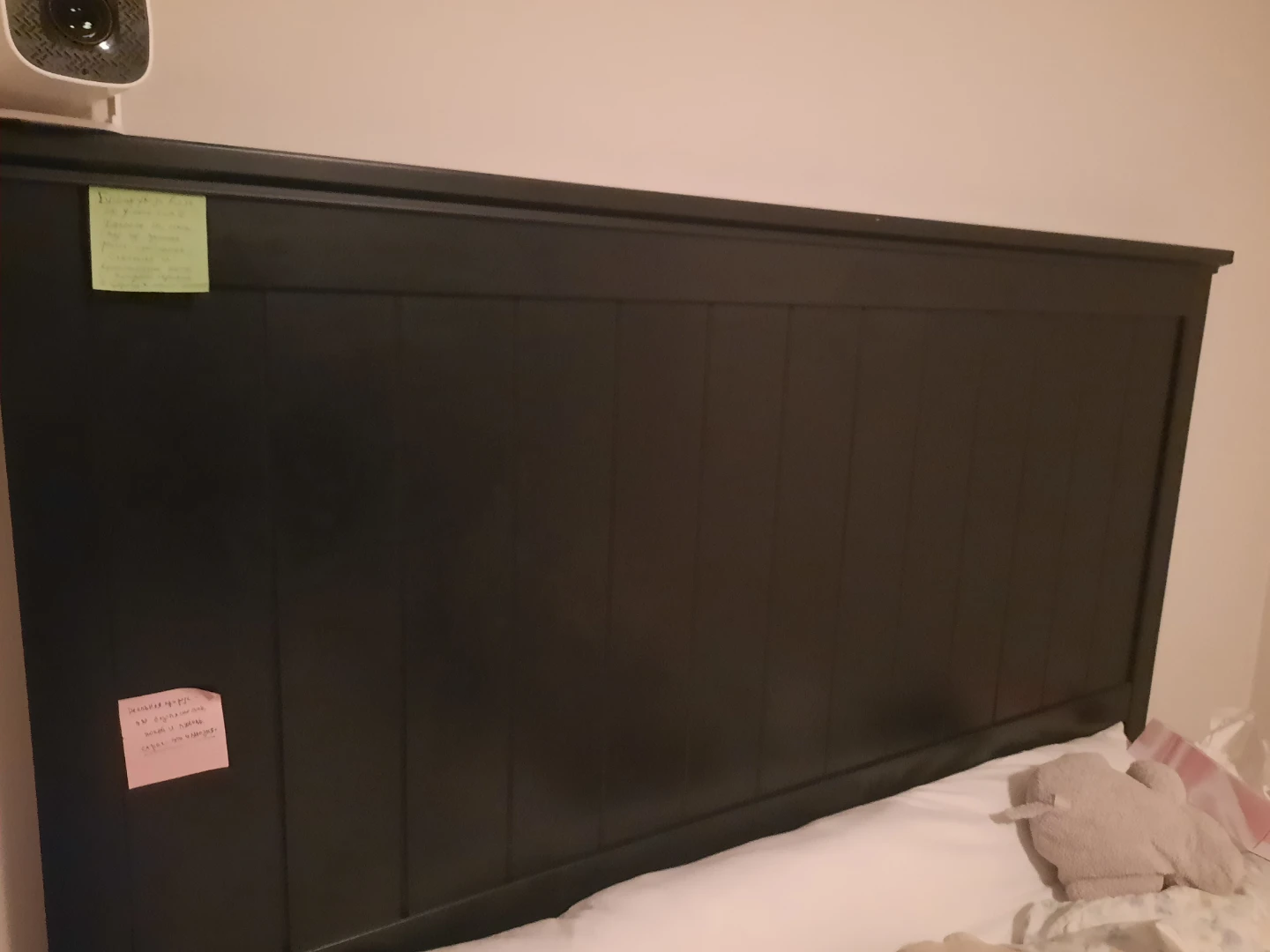Queen size ikea bed frame, memory foam mattress with protector - photo 2