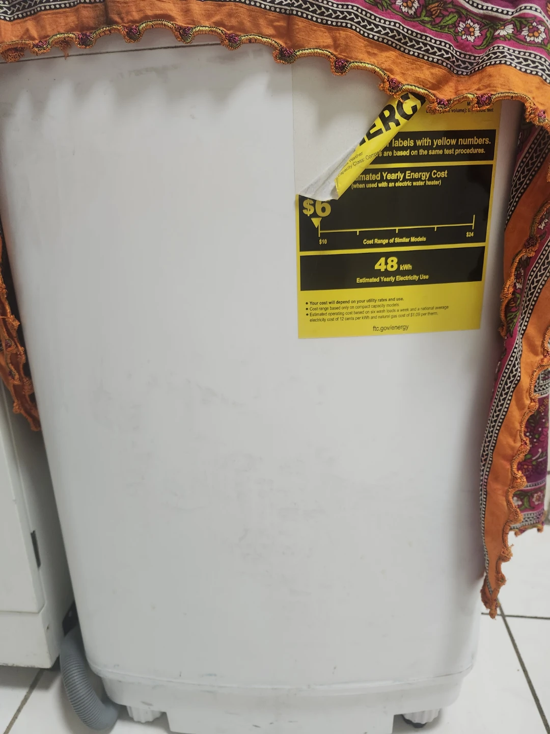 White Portable Washing Machine