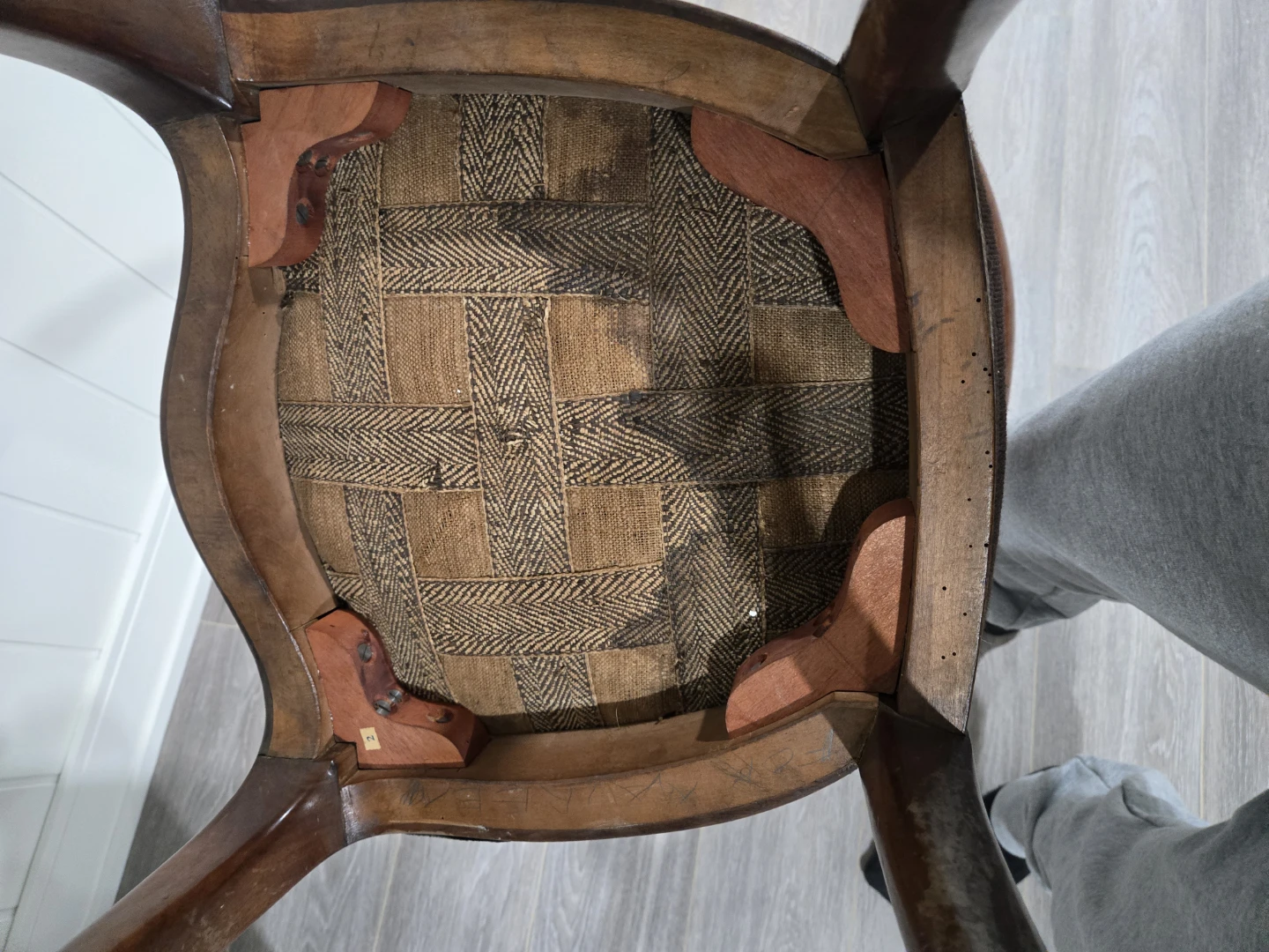 Antique Victorian Balloon Chair. Appraisal In Photos Listed. - photo 5