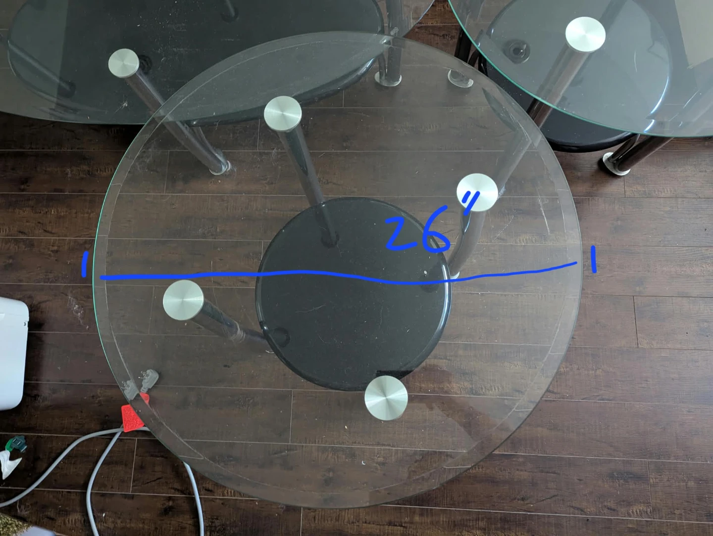 Glass Coffee Table set - photo 4