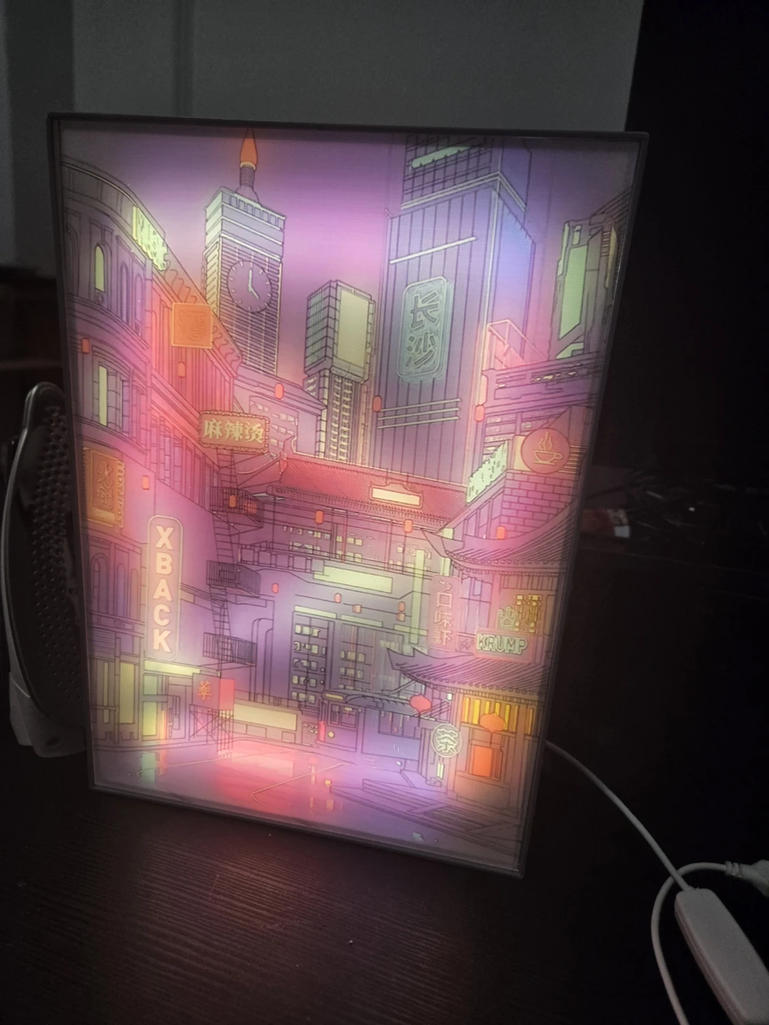Illuminated Tokyo Display Light Box