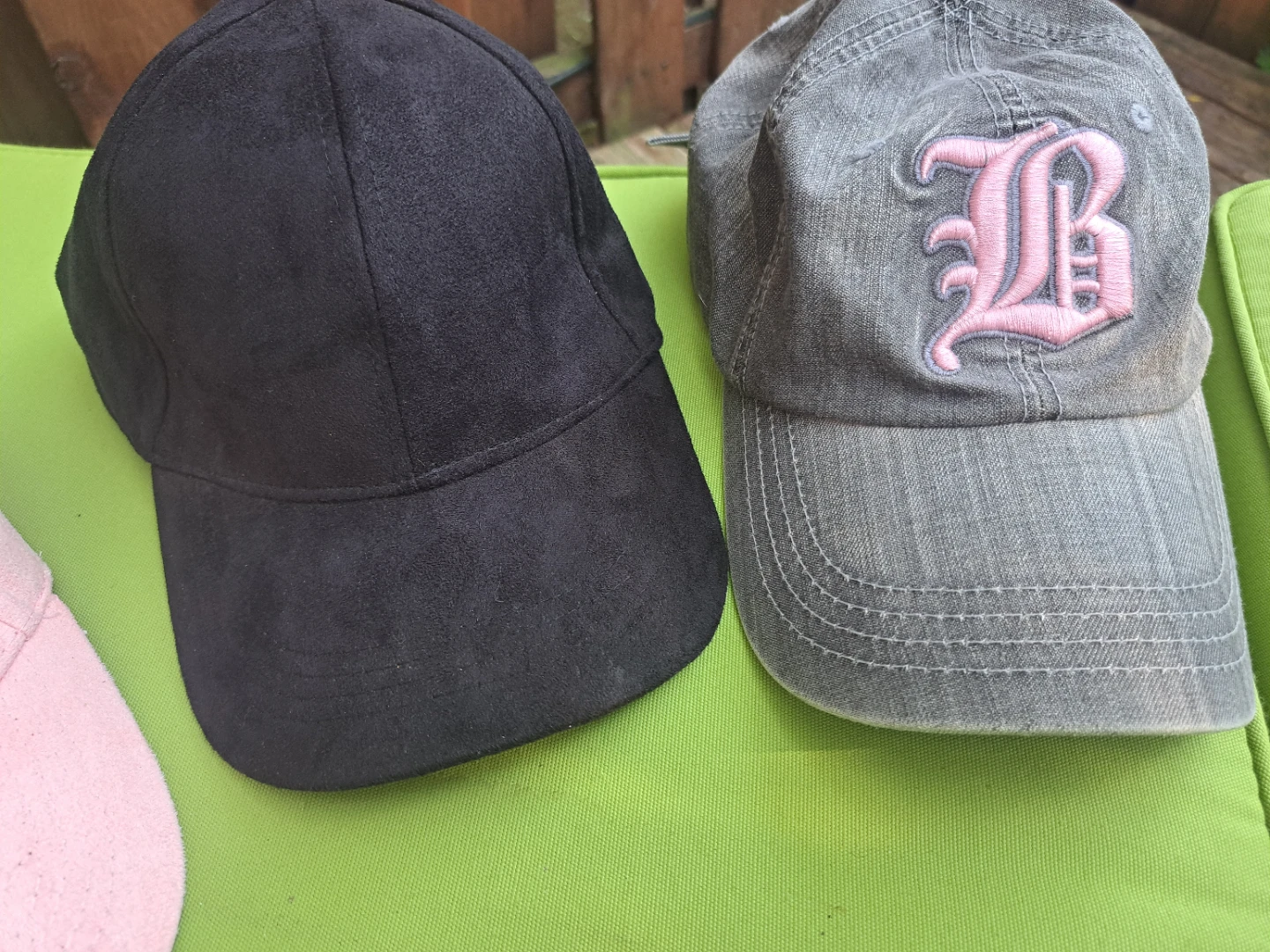 Women's Suede Baseball Caps - photo 3