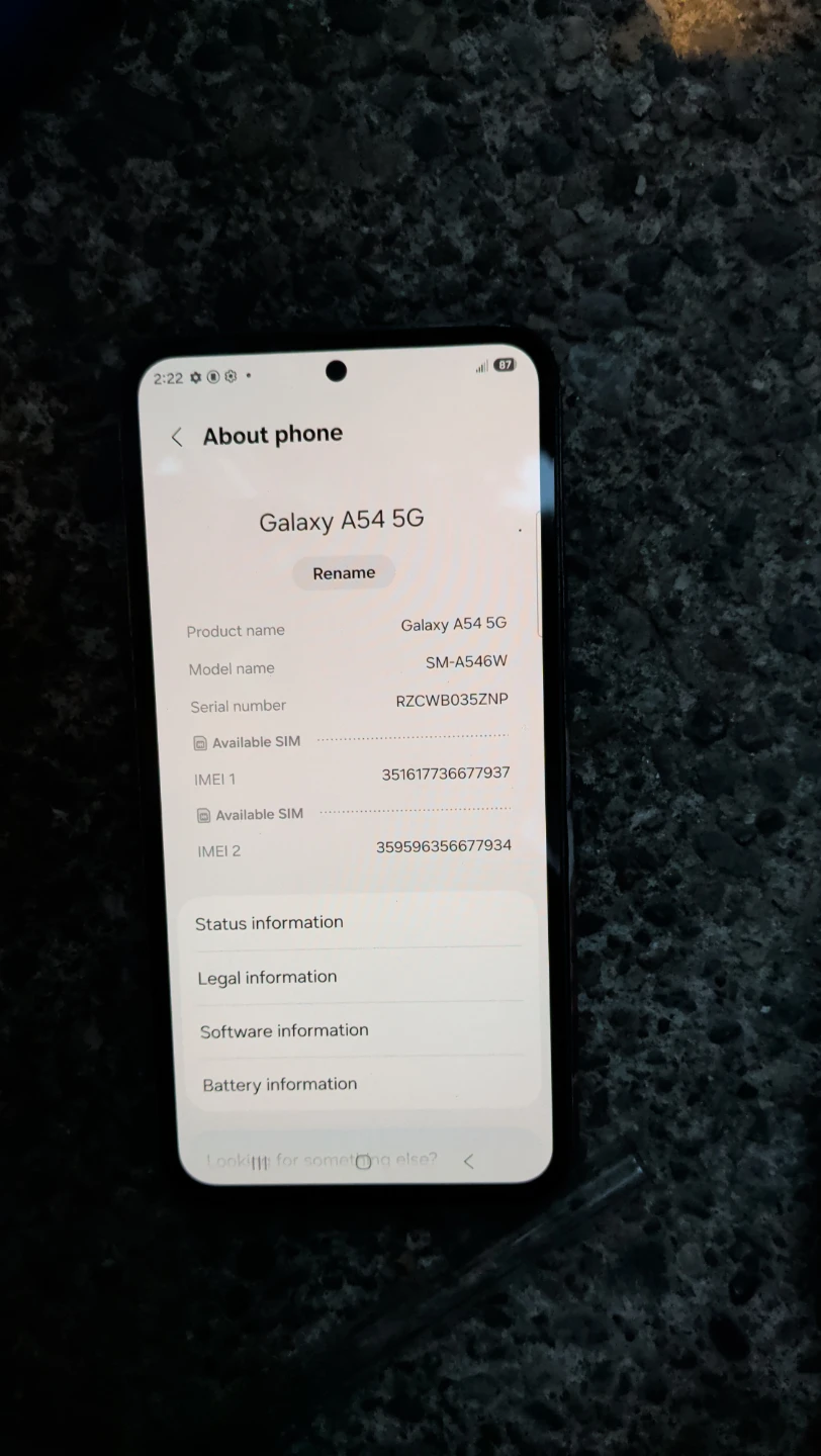 Samsung Galaxy A54 5G Smartphone