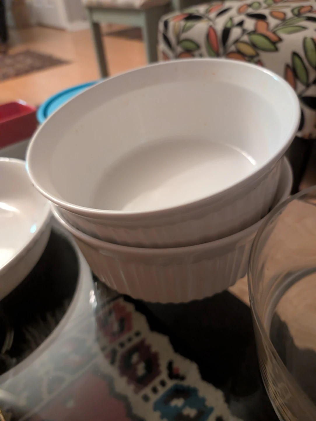 Assorted White Serving Dishes and Bakeware - photo 3