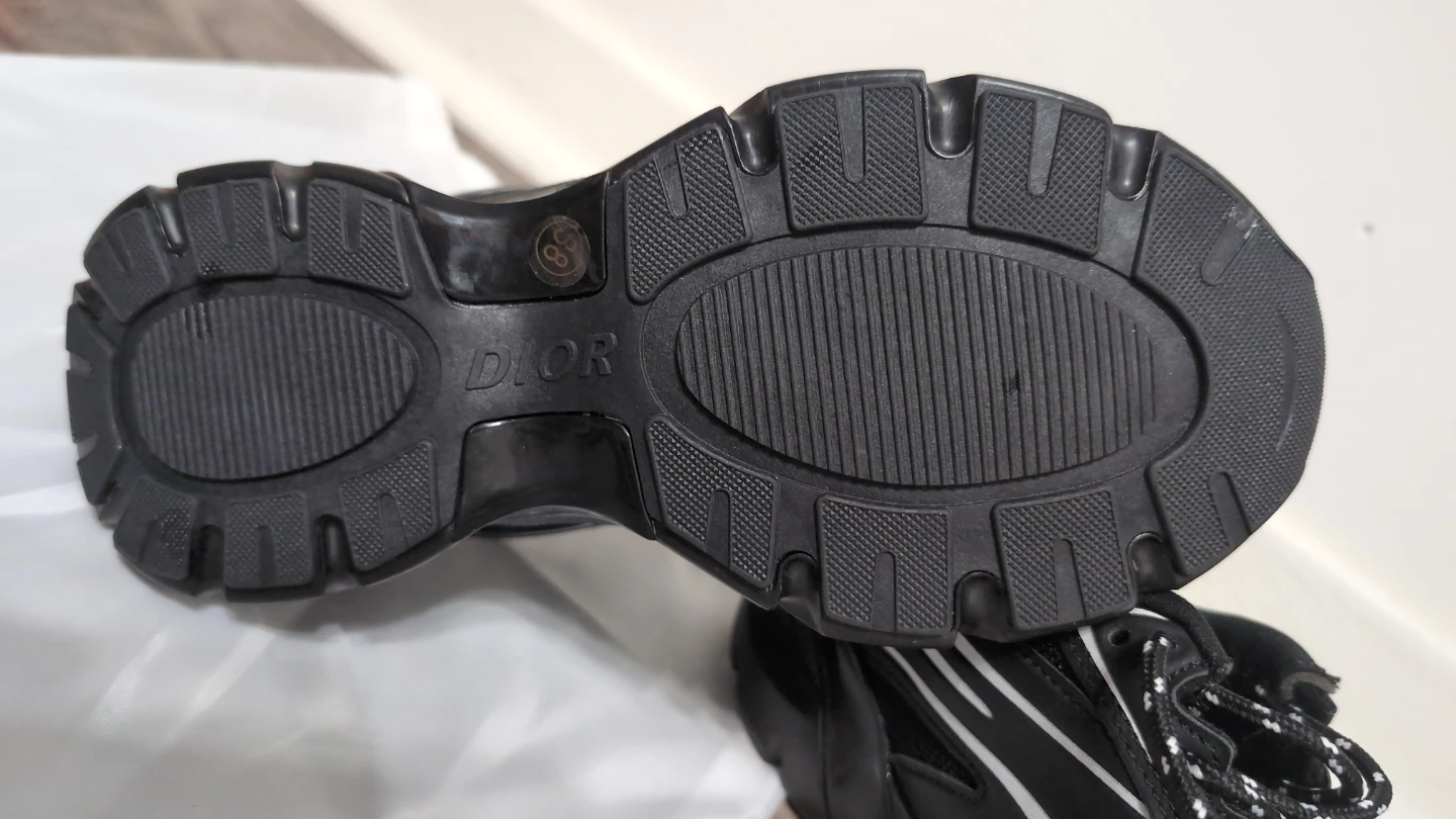 Dior B32 Microfiber Rubber Sneakers Size 37 - photo 2
